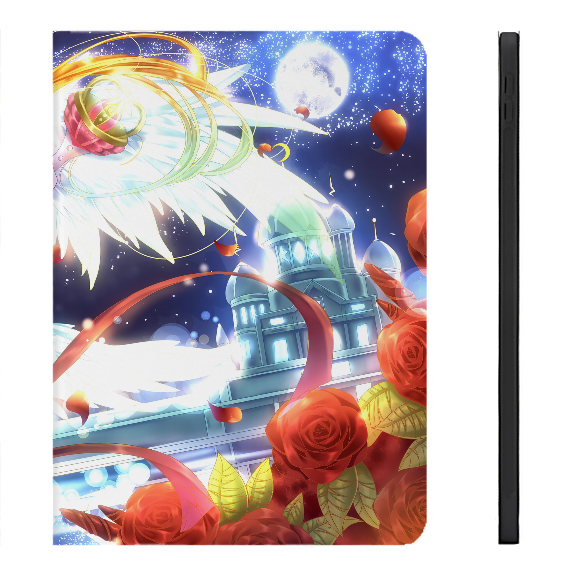 （画像用） 美少女戦士セーラームーン Sailor Moon IPadケース ペンホルダー付き ブックスタイルデザイン